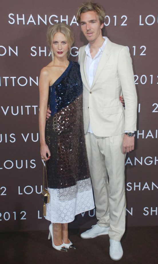 Poppy Delevigne With James Cook At The Louis Vuitton Fashion Show, Shanghai, China, 2012