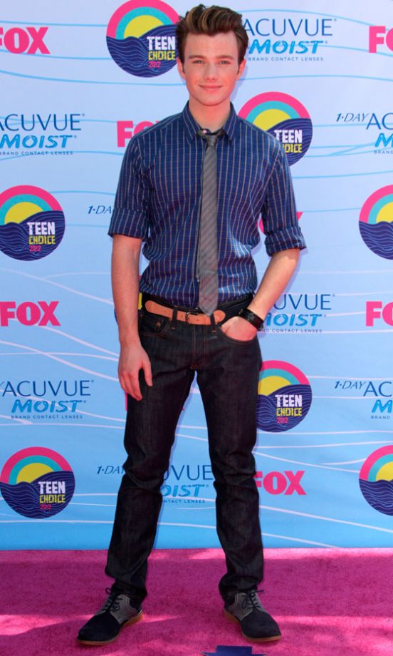 Chris Colfer At The Teen Choice Awards 2012