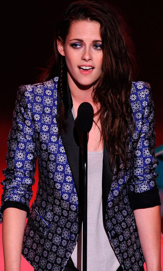 Kristen Stewart In Roberto Cavalli At The Teen Choice Awards 2012
