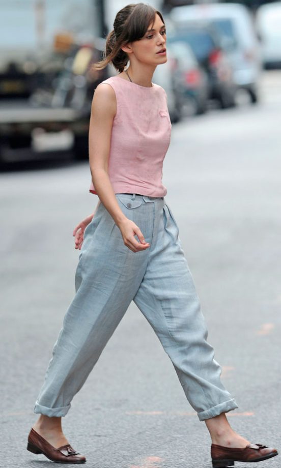 Keira Knightley On The Set Of Can A Song Save Your Life? 2012