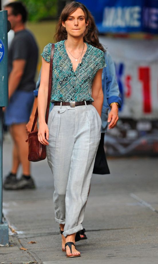 Keira Knightley On The Set Of Can A Song Save Your Life? 2012
