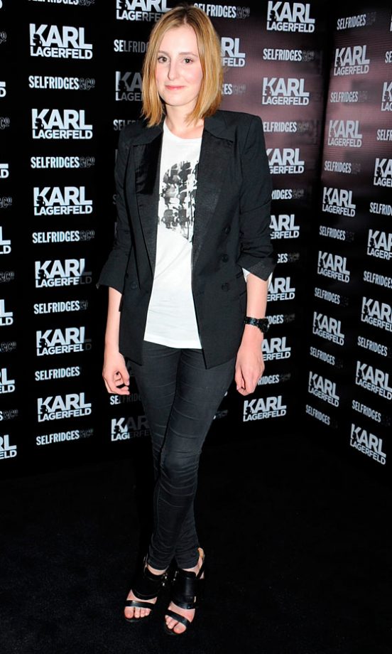Laura Carmichael At The Karl Lagerfeld Collection Launch At Selfridges, 2012