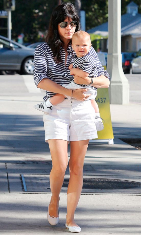 Selma Blair And Baby Arthur Out In LA, 2012