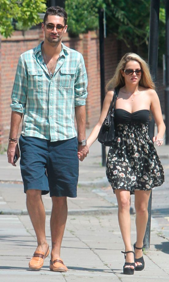 Hugo Taylor And Natalie Joel Out In London, 2012