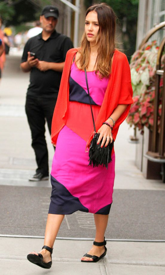 Jessica Alba Out In New York, 2012