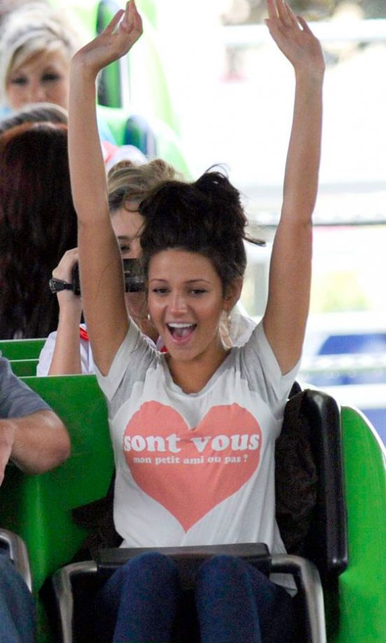 Michelle Keegan At Drayton Manor, 2012