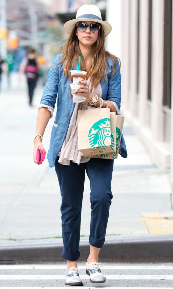 Jessica Alba Out In New York, 2012