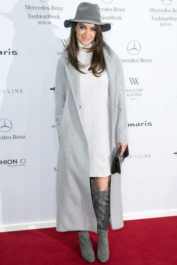 Katie Holmes wearing Marc Cain, Marc Cain Show, Berlin, 2015