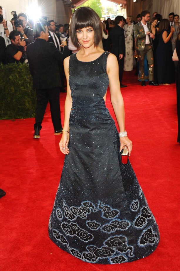 Katie Holmes wearing Zac Posen, Met Gala, 2015