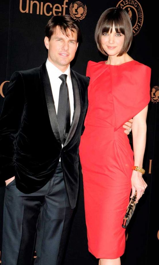 Katie Holmes And Tom Cruise At 'A Night To Benefit Raising Malawi And UNICEF', 2008