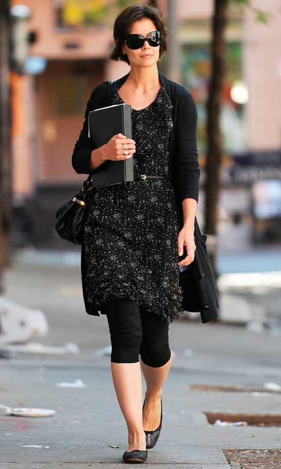 Katie Holmes Out And About In New York, 2008