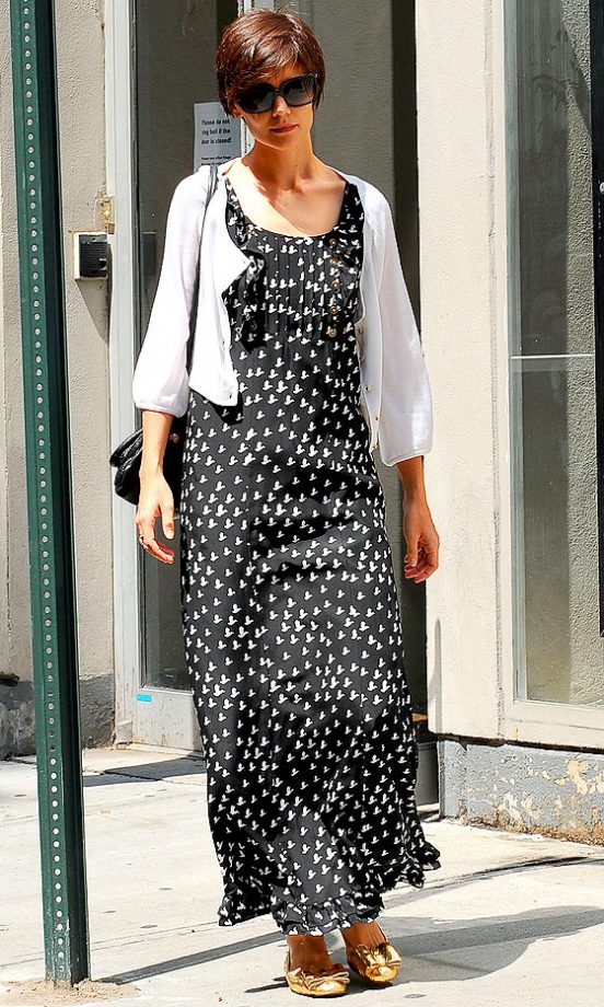 Katie Holmes Loves A Maxi Dress As Much As The Rest Of Us, 2008
