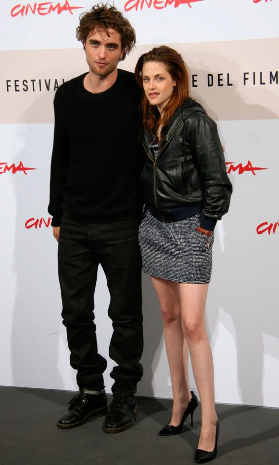 Robert Pattinson And Kristen Stewart At The Twilight Photocall At Rome Film Festival, 2008