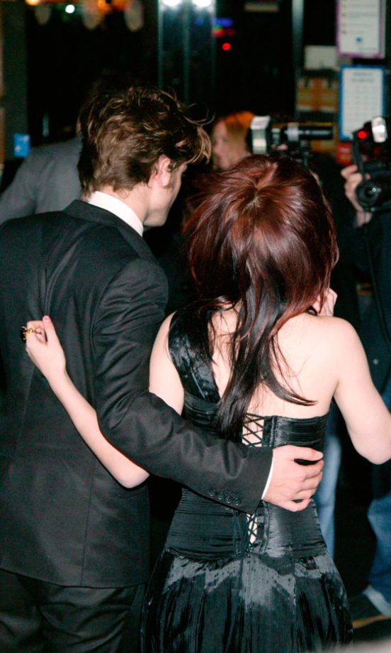 Robert Pattinson And Kristen Stewart At The Twilight Film Premiere In London, 2008