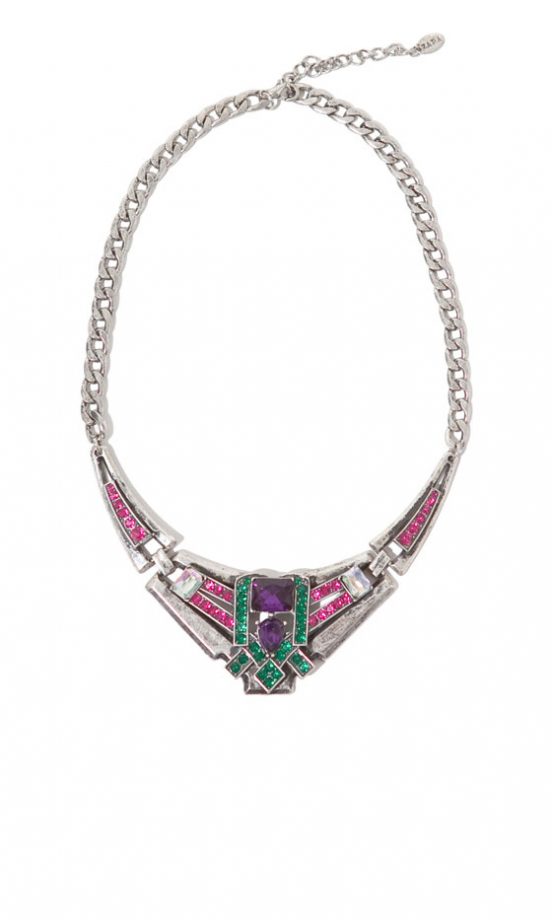 Zara Coloured Stone Necklace, £17.99