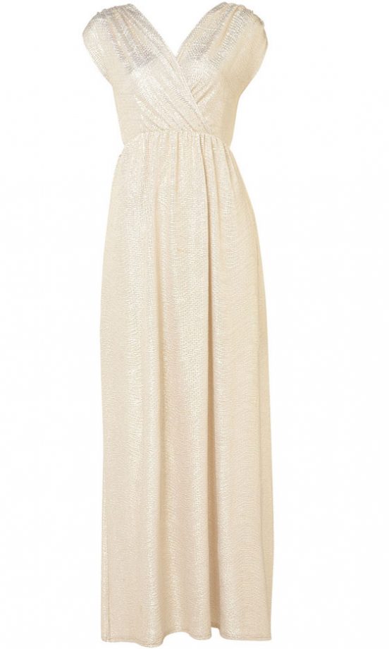 Oh My Love At Topshop Metallic Maxi Dress, £49