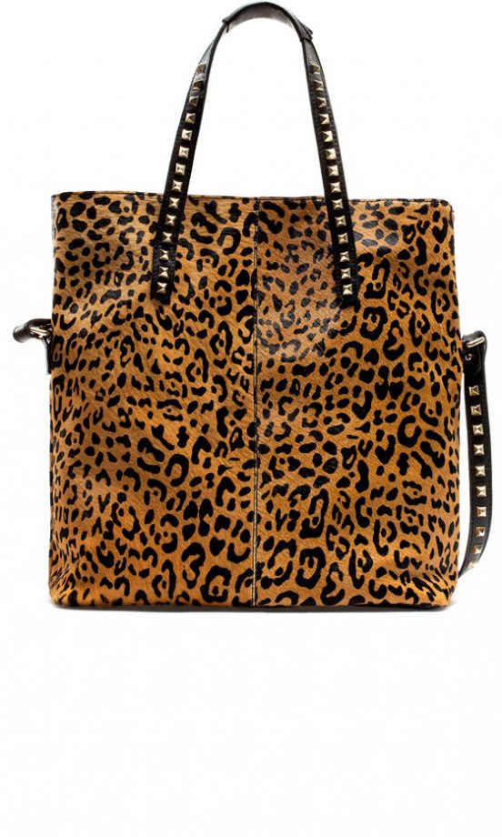 Zara Soft Studded Ponyskin Shopper, £119