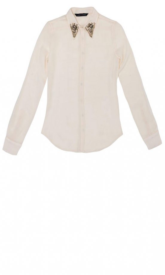 Zara Studded Collar Shirt, £59.99