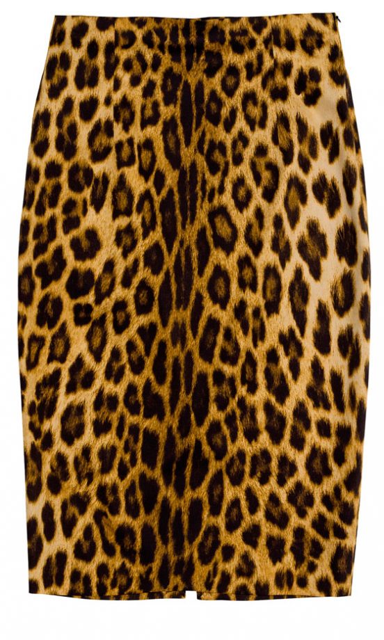 Zara Leopard Print Pencil Skirt, £29.99