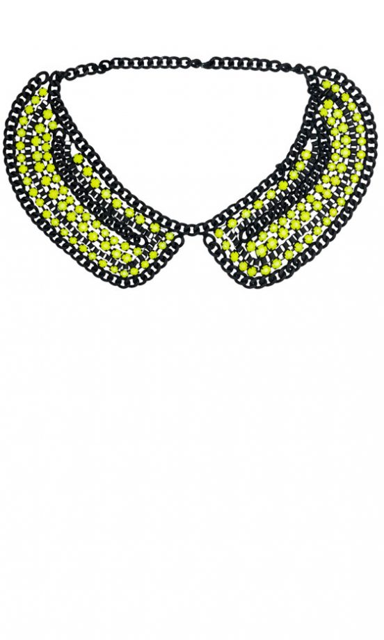 Zara Neon Jewelled Collar, £19.99