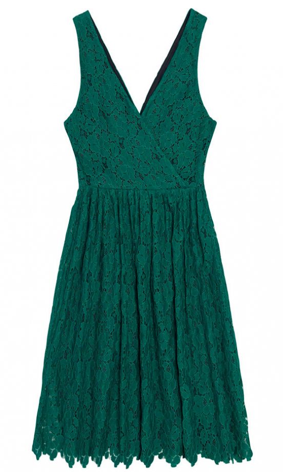 Zara Green Lace Dress, £49.99