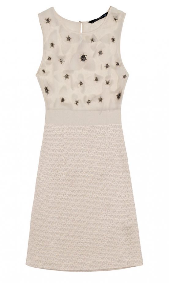 Zara Appliqued Floral Dress