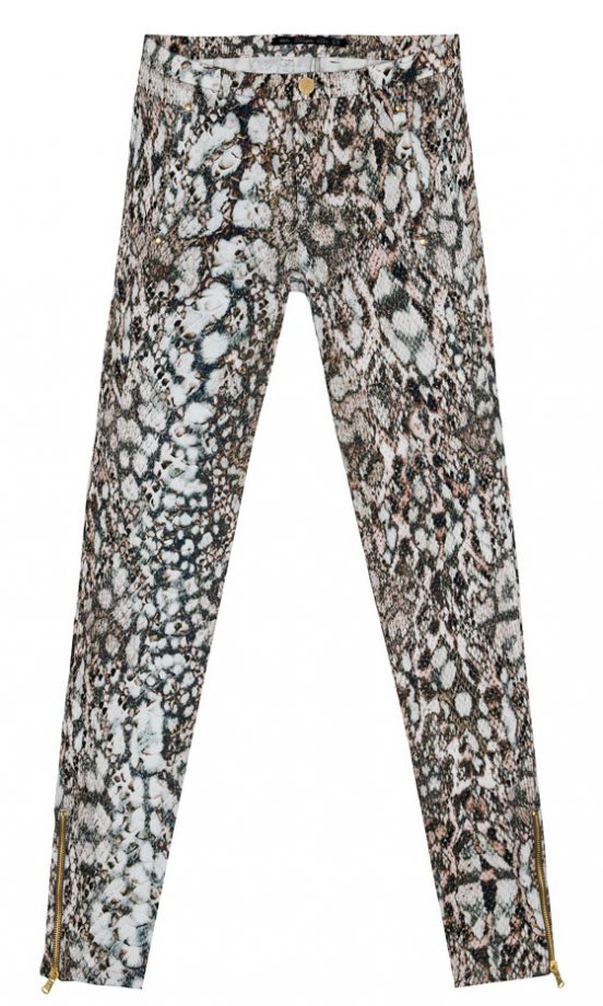 Zara Printed Skinny Jeans