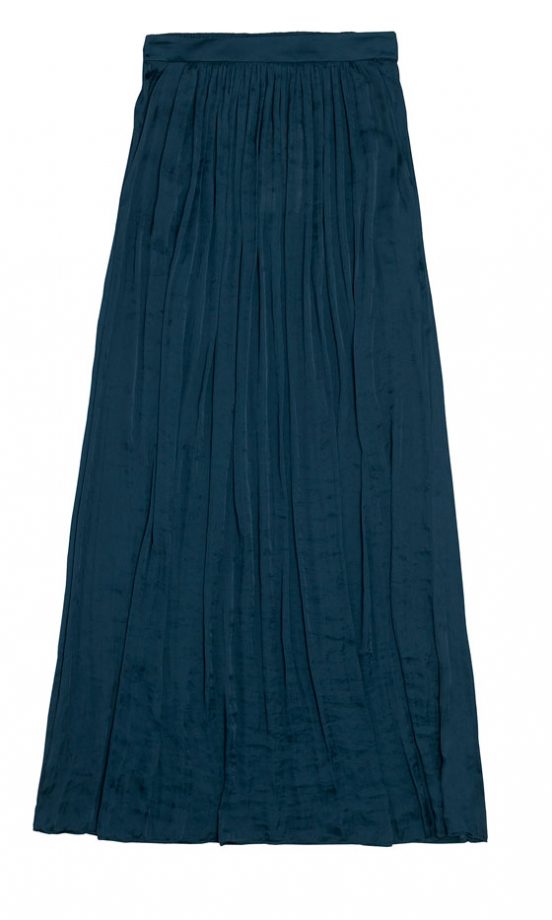 Zara Teal Maxi Skirt