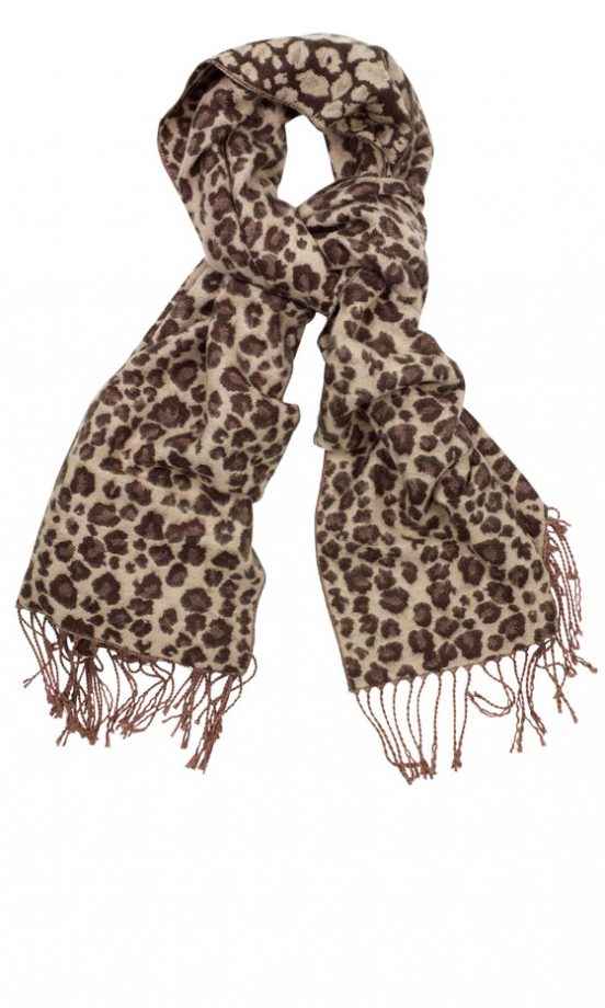 F&F At Tesco Leopard Print Scarf, £8