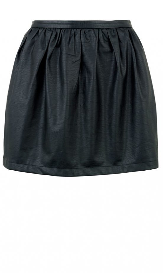 F&F At Tesco Faux Leather Skirt, £14