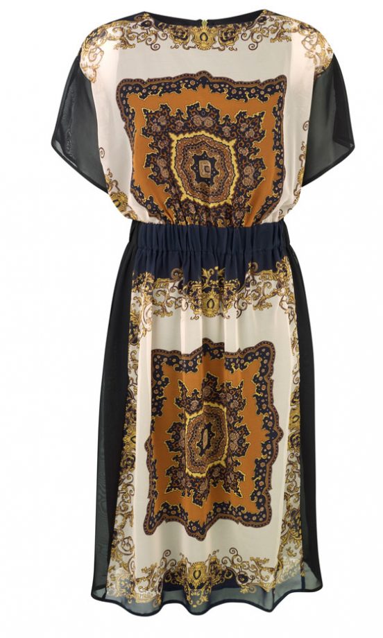 F&F At Tesco Scarf Print Dress, £16