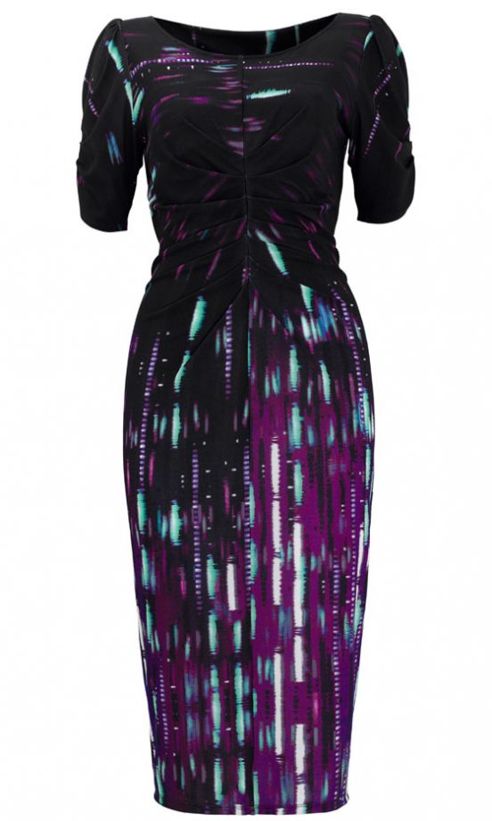 Marks And Spencer Printed Pencil Dress, £39.50