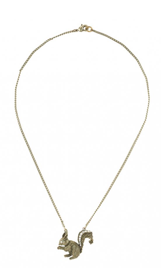 Marks And Spencer Squirrel Pendant Necklace, £27.50