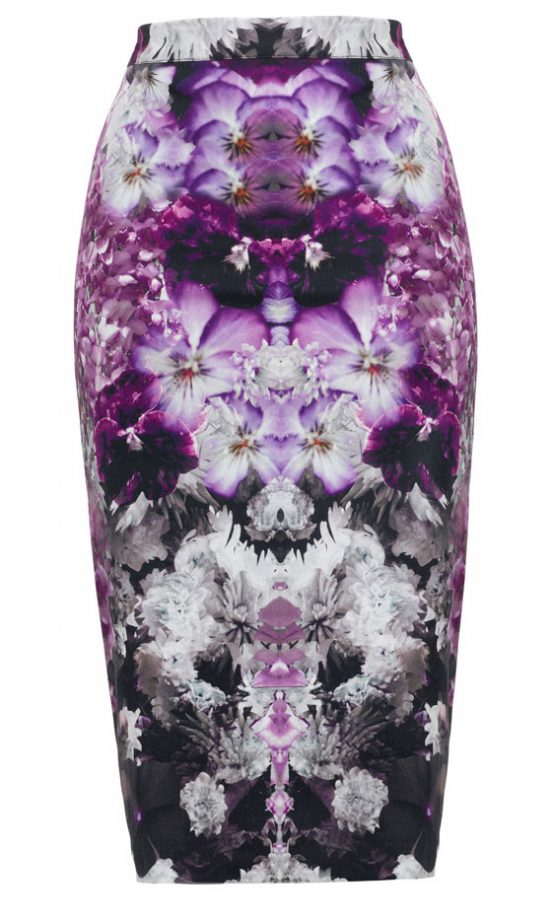 Marks And Spencer Mirror Print Skirt, £49.50