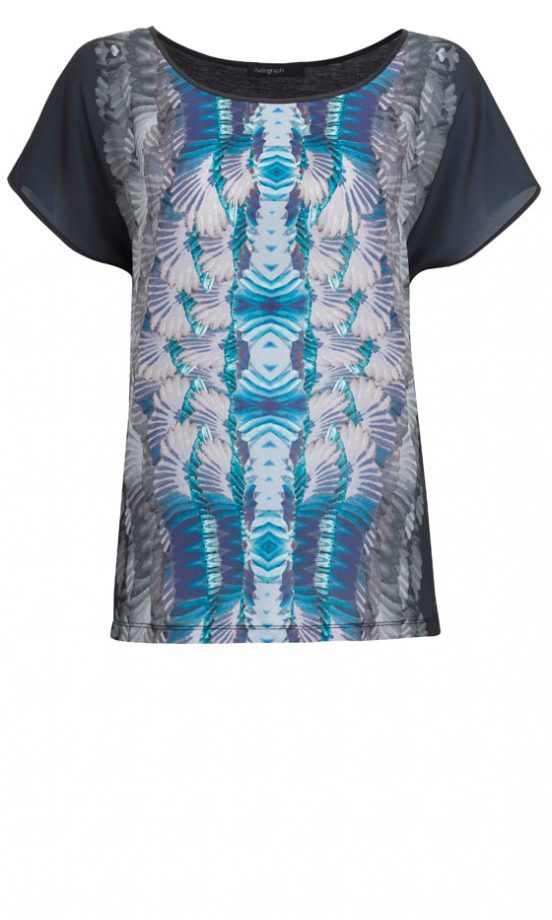 Marks And Spencer Mirror Print T-Shirt, £25