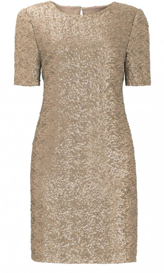 Marks And Spencer Gold Sequin Dress, £65