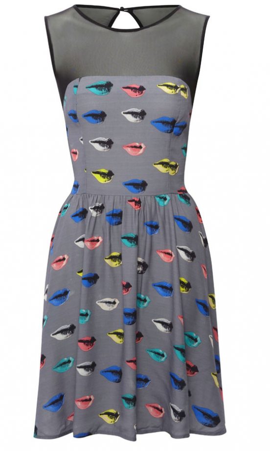 George At Asda Lip Print Dress