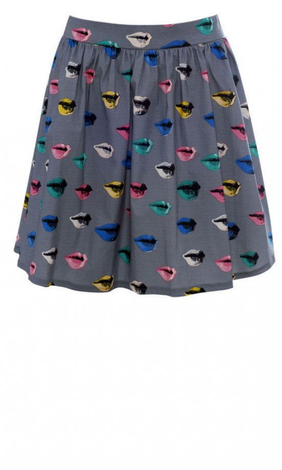 George At Asda Lip Printed Skirt
