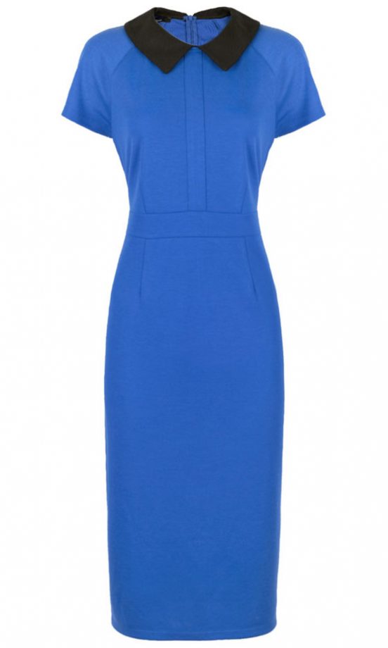 George At Asda Blue Pencil Dress