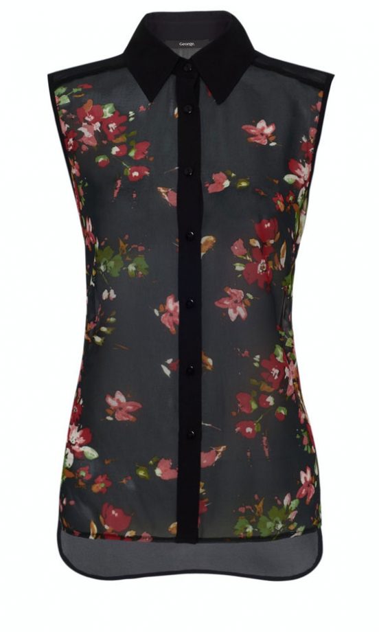 George At Asda Floral Shirt