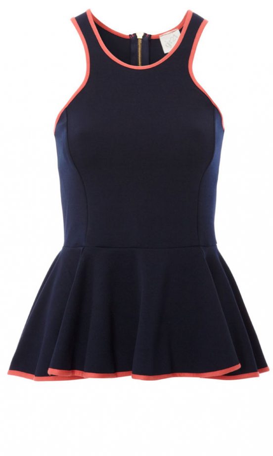 George At Asda Sport Style Peplum Top
