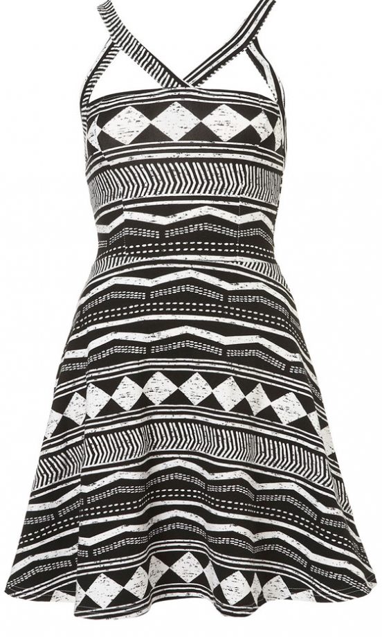 Topshop Monochrome Print Dress, £25