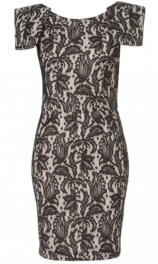 Topshop Lace Bodycon Dress, £48