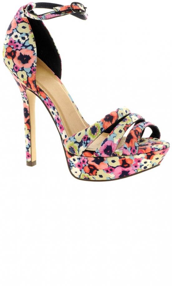 ASOS Blossom Print Heels, £40