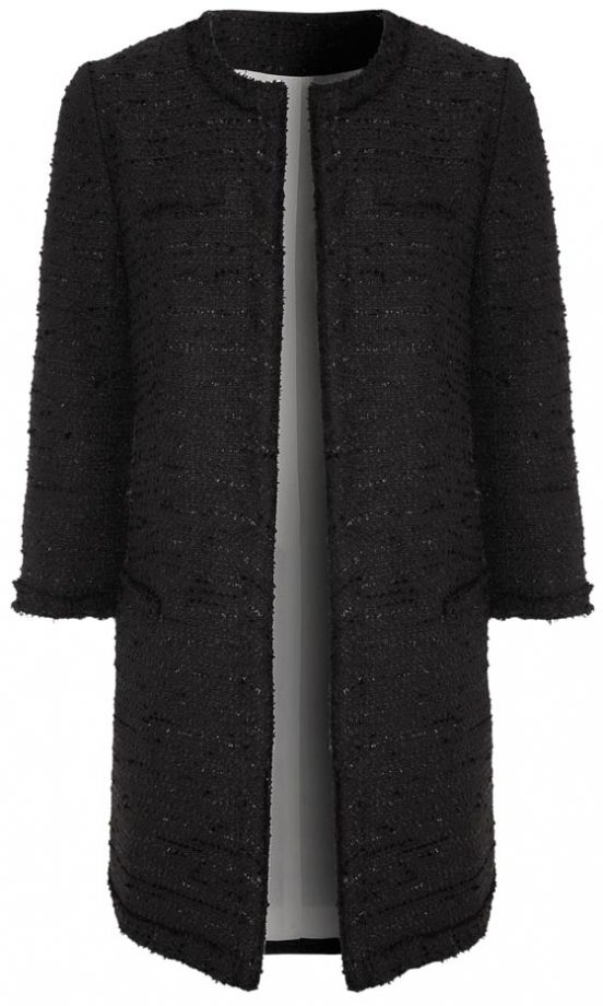 TU At Sainsbury's AW12 Black Boucle Coat, £40
