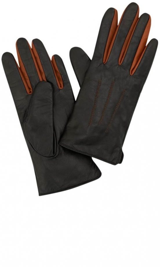 TU At Sainsbury's AW12 Black Leather Gloves, £16