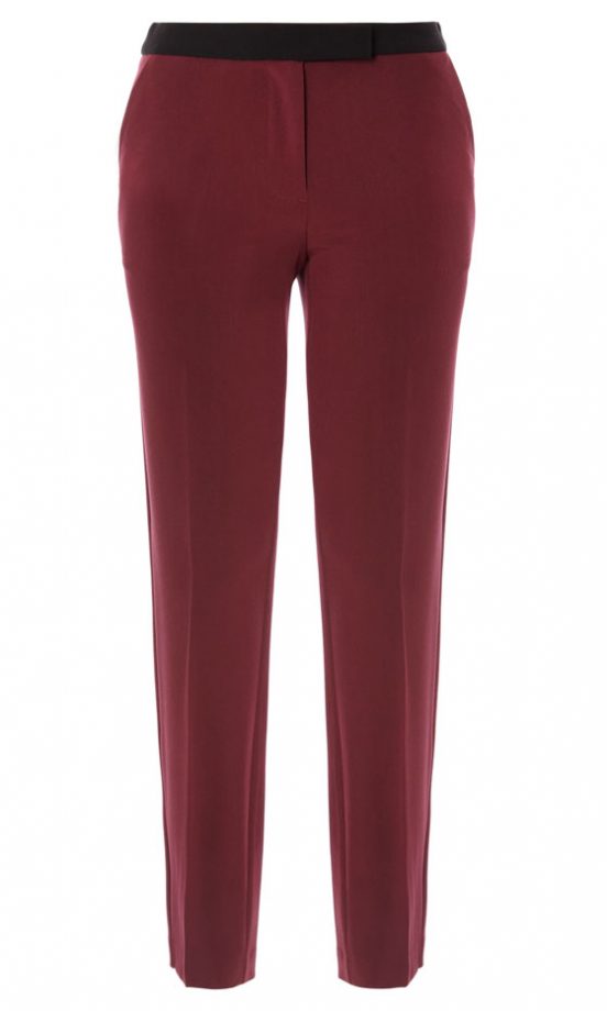 George AW12 Burgundy Tailored Trousers, £14