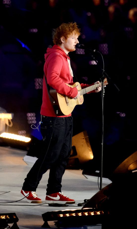 Ed Sheeran At The Olympic Closing Ceremony