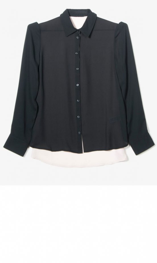 Forever 21 AW12 Black Sheer Shirt