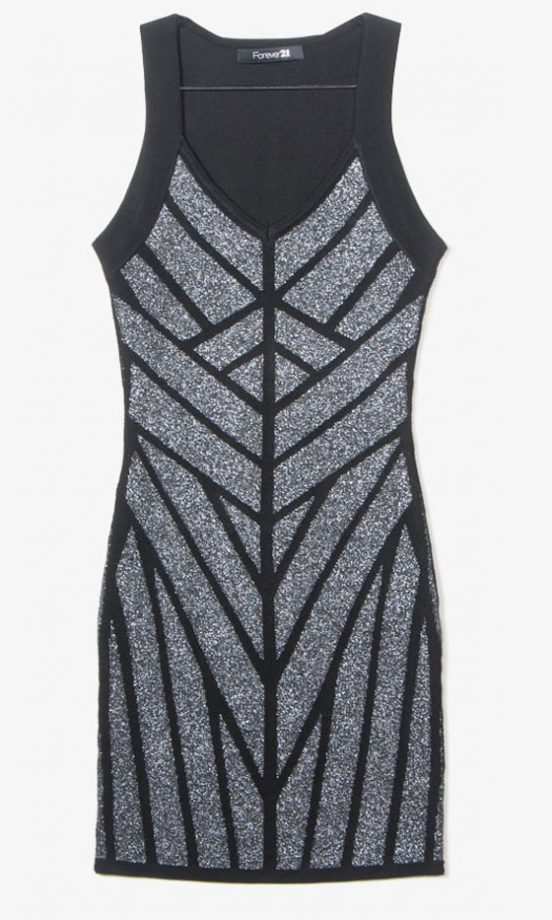 Forever 21 AW12 Panelled Bodycon Dress, £19.75